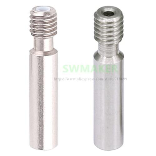 5pcs MK8 Heat Break barrel for 1.75mm no threaded thermal barrier 3D printer accessories