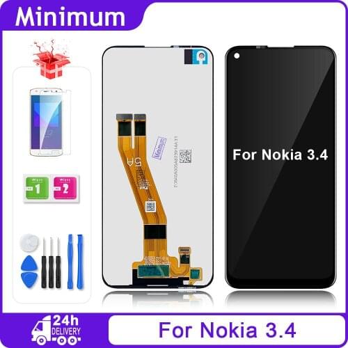 6.39" New For Nokia 3.4 LCD Display Touch Screen Digitizer Assembly Replacement Parts For Nokia 3.4 N3.4 TA-1288 TA-1285