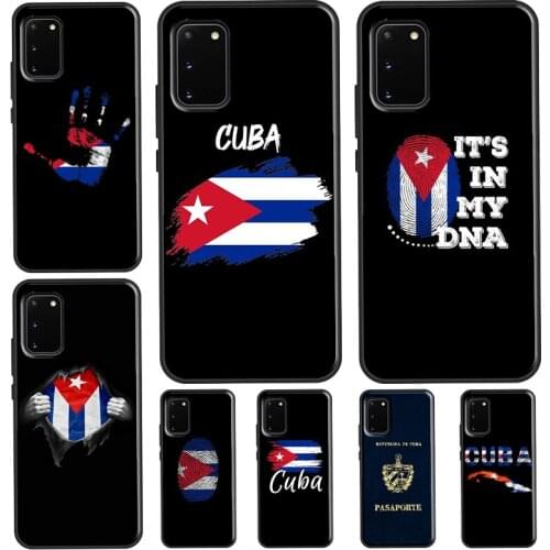 Cuba Flag For Samsung Note 20 Ultra Note 10 Plus Case For Galaxy S21 S8 S9 S10 Plus S20 FE Coque