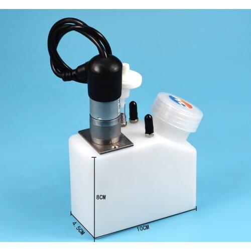 White Ink 250ml Ink Tank Can with Stirrer Motor Air Filter Outlets for UV Printer Shake Powder Machine