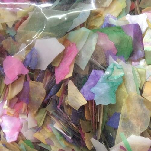400G Colored Nail Art Jewelry Natural Shell Paper Fragments Irregular Shell Fragment