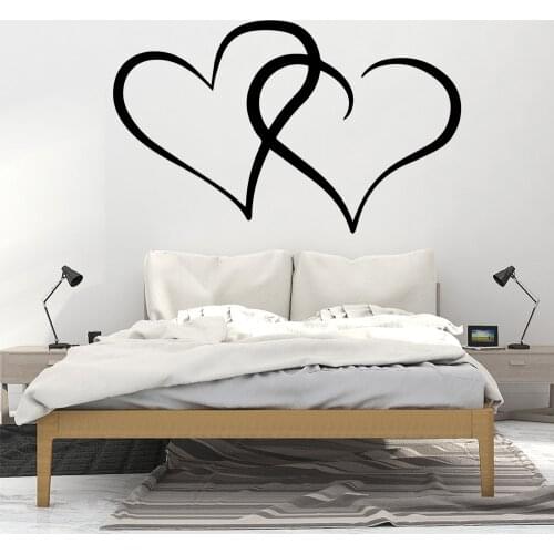 Home Furnishing Company School Office Fashion Heart Shaped Sticker Waterproof Vinyl Wallpaper Decoration Hall Decoration Mural
