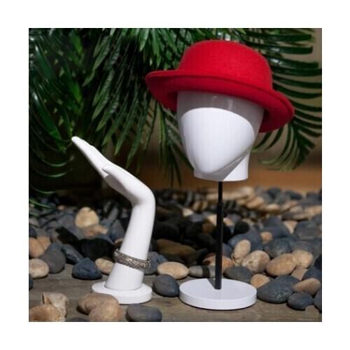 Hot Sale!! Best Quality Fashion Mannequin Head With Base For Hat Display