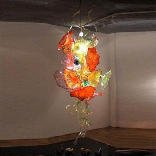 Art Decorative Designer Glass Pendant Lamps Handmade Blown Glass Pendant Lights for Kitchen Decor