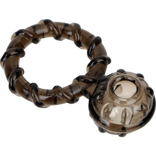 IKOKY Delay Ejaculation Adult Products Sex Toys for Men Male Elastic Penis Ring Scrotum Cock Cages Cock Ring Scrotal Binding