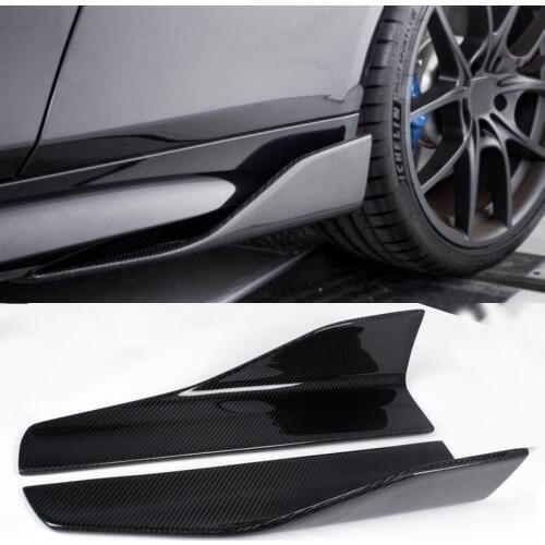 Currency short Style Body decoration Carbon fiber Side skirts For BMW 1234567X5X6 Series