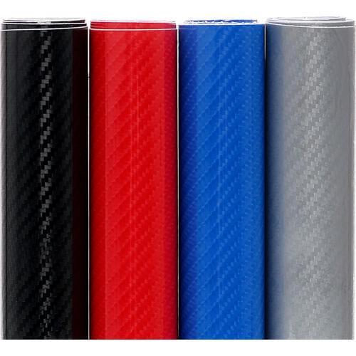 LEEPEE 195mmX1520mm Accessories Car Stickers and Decals Motorcycle 5D Carbon Fiber Vinyl Film Glossy Car Wrap Sticker
