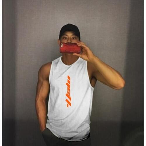 New Summer Mesh Tank Top Men Fitness Fashion Workout Gym Quick Dry Vest Musculation Clothing Bodybuilding Sport Sleeveless Shirt