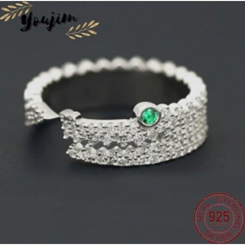 New style zircon 925 silver crocodile ring luxury, elegant and popular Monaco exquisite jewelry Women gifts