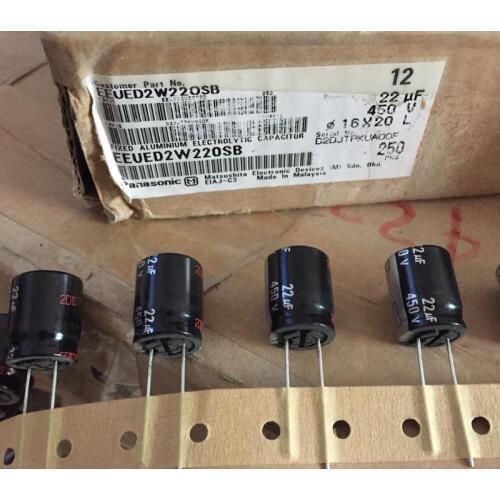 Original new 100% decoupling filter electrolytic capacitor 450V 22UF high voltage gallbladder machine with fever (Inductor)