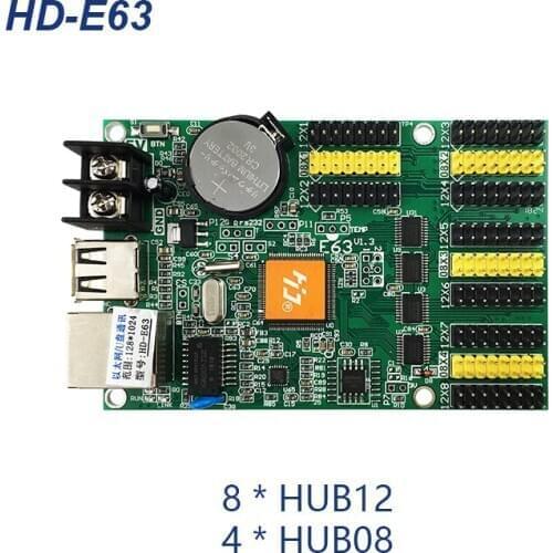 Grayscale E63 Ethernet+U Disk LED display control card Outdoor advertising screen network port control card