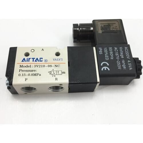 3V210-08-NC 3V210-08-NO 3V210-08 3V210-06 3V210-08 AIRTAC Pneumatic solenoid valve 3V210 series