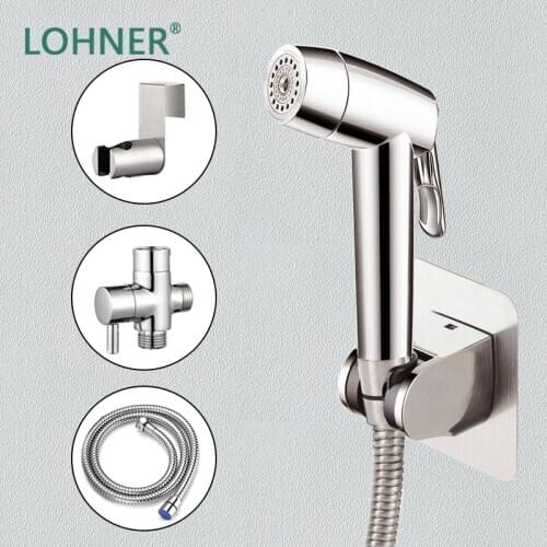 Handheld Bidet Valve Diaper Sprayer Douchette Portable Hygienic Shower Enema Anal Cleaning Douche Toilet Spray Gun Hemorrhoids