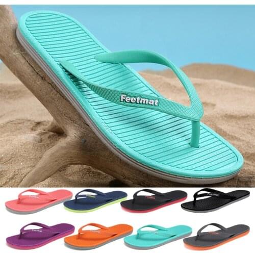 Women and Men Flip Flops Sandals Man Summer Casual Beach Slippers for Women Summer Shoes Flat Sandals Men Flip Flops