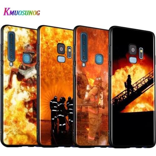 Firefighter Hero Silicone Cover For Samsung Galaxy A9 A8 A7 A6 A6S A8S Plus A5 A3 Star 2018 2017 2016 Phone Case