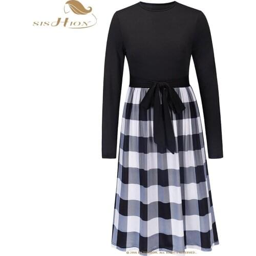 Модные трикотажные платья Sishion China At AliExpress