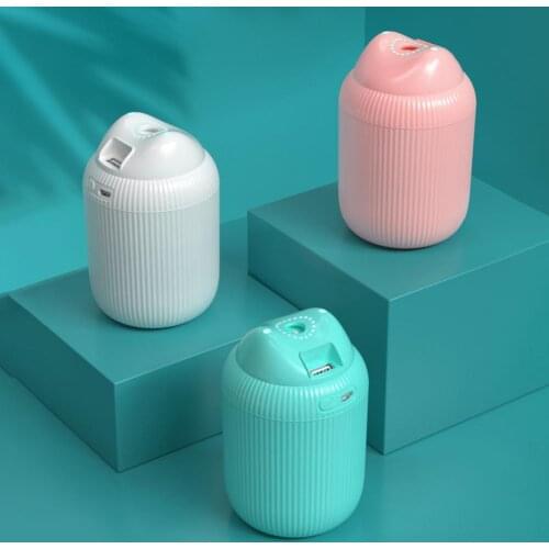 220ML Air Humidifier Cat Head-Shaped Top Moisturize Skin Fine Spray Mini Size Air Purifying Humidifier for Home