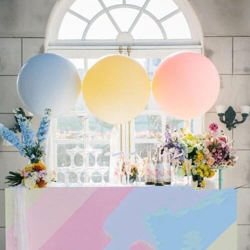 18 inch macaron balloon floating air ball candy color girl heart birthday party wedding decoration balloon wholesale