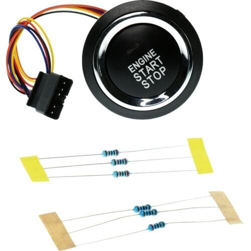 High Performance LED Start Stop Push Button Switch Self Reset Conversion Kit