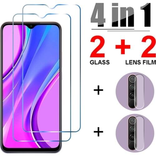 4in1 Tempered Glass For Redmi Note 10 10 Pro K30 K30 Pro K40 K40 Pro Camera Lens Film Glass For Redmi Note 9 9 Pro 9s 9T 8 7 Pro