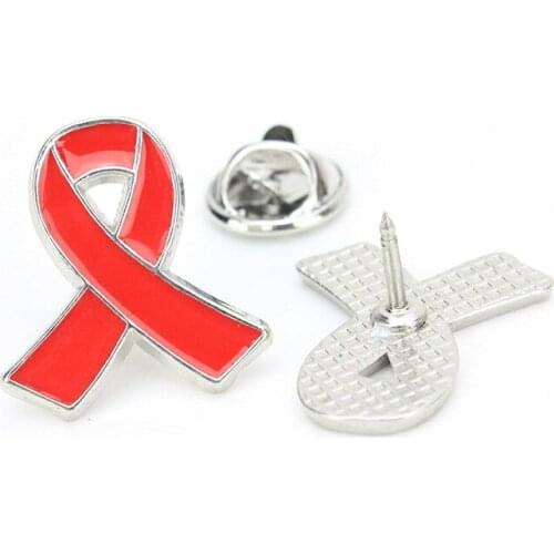 Womens Jewelry Enamel Pink Ribbon Brooch Pins Surviving Breast Cancer Awareness Hope Lapel Buttons Badges