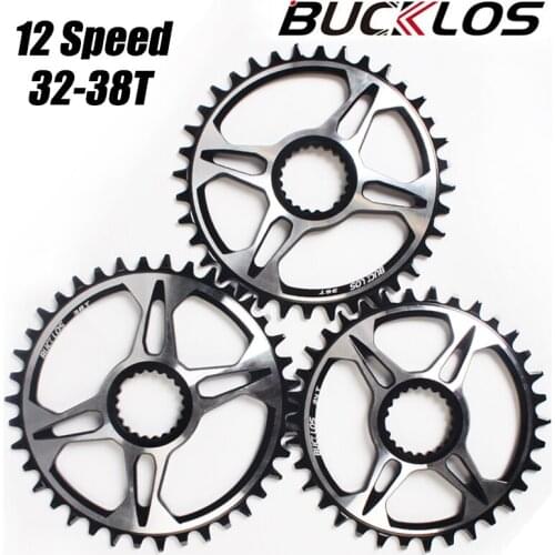 BUCKLOS MTB Bike Chainring 32T 34T 36T 38T Bicycle Chain Ring Narrow Wide Chainring Fit SHIMANO M6100/M7100 / 8100/9100