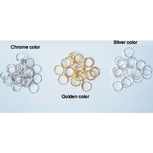 11mm Chrome 304 Stainless Steel Rings Crystal for Chandelier Ball Parts Bead Curtain Accessories Connecting Octagon Beads