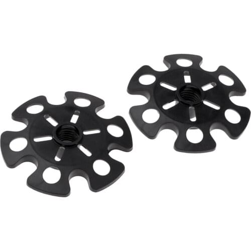 2pcs Climbing Trekking Pole Tips Snowflake Walking Stick Guard Replacement