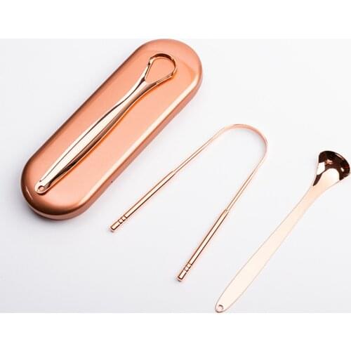 3Pc/1Pc Stainless Steel Tongue Scraper Cleaner Fresh Breath Cleaning Coated Tongue Toothbrush Oral Hygiene Care Tools For Adults