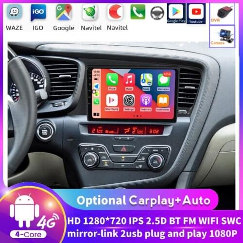 Android Unit Car Radio Multimedia Player For Kia K5 Optima 2011-2015 GPS Navigation Support European Warehouse/Spanish/MP4 WiFi
