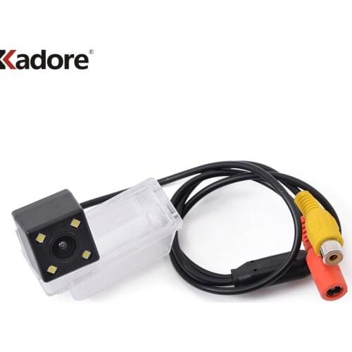 Car CCD Rear View Parking Backup Camera For Ford Kuga Escape 2012 2013 2014 2015 Reverse 4 LED Waterproof Camera Kit Accessories