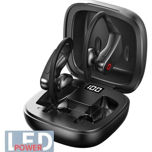 Arikasen B10 Bluetooth Earphone Led Display Wireless Headphones TWS Stereo Earbuds Waterproof Noise Cancelling Headset With Mic