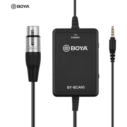 BOYA BY-BCA60 6M Ultra Long Microphone Cable XLR to 3.5mm TRRS 3.5mm Headphone Jack for Smartphone Tablet Laptop Camera