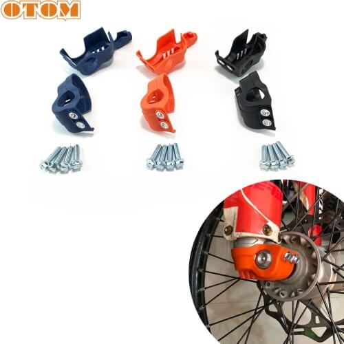 OTOM 2021 Motorcycle Racing Lower Front Fork Leg Shoes Cover Guard Shock Absorber Foot Protector Shell For KTM EXC XC SX SXF 125