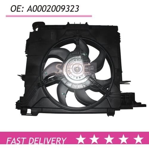 For Smart Fortwo 451 Coupe 2007-2019 Radiator Cooling Fan Assembly 0002009323