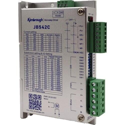 2phase Stepper Motor Driver DC20-50V 1.0-4.0A 1-200Microstep stepper motor controller wholesale