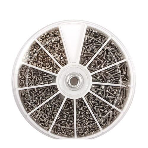 12 stainless steel hardware screws combined main board screws / phone screws / glasses screws 1000pcs