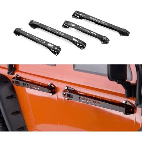 Metal Door Handle Defender Car Shell Metal Upgrade Parts for 1/10 RC Crawler Car TraxxasTRX4