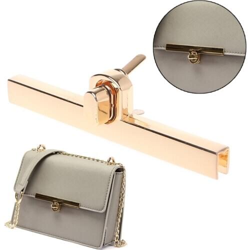 New Metal Clasp Turn Locks Twist Lock for DIY Handbag Craft Bag Purse Hardware LX9F