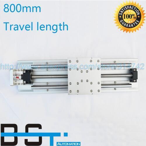 New Arrival: 800mm Effective Stoke Economy Linear slide stages ( SBR16 + 1605 Ballscrew +BK12 BF12 + Nema 23 Bracket) # BSBK
