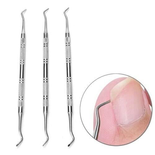Professional Ingrown Toe Nail Lifter File Correction Tool Dual Double Ended Sided Pedicure Tool Foot Nail Care