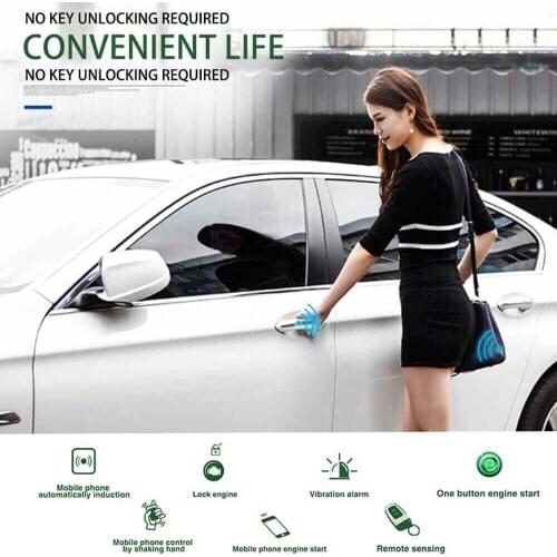 Remote Start for Cars PKE Keyless Entry Car Door Lock System,One Button Automatic Remote Car Engine Starter for Smart Key