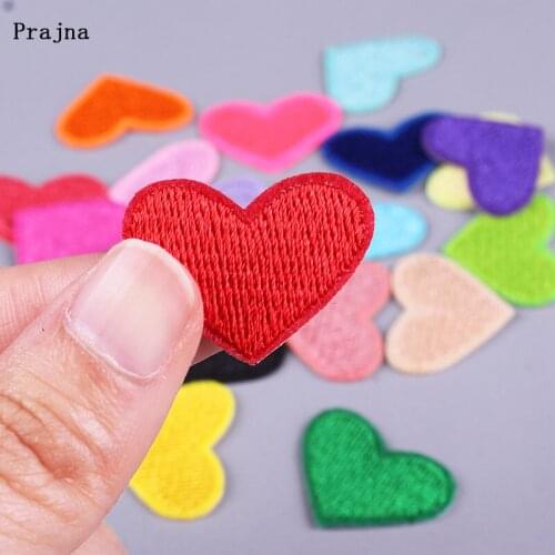 DIY Mini Love Patch DIY Iron-on Patches for Clothing Embroidered Rainbow Loving Patch to Cloth Number Garment Fabric Badge