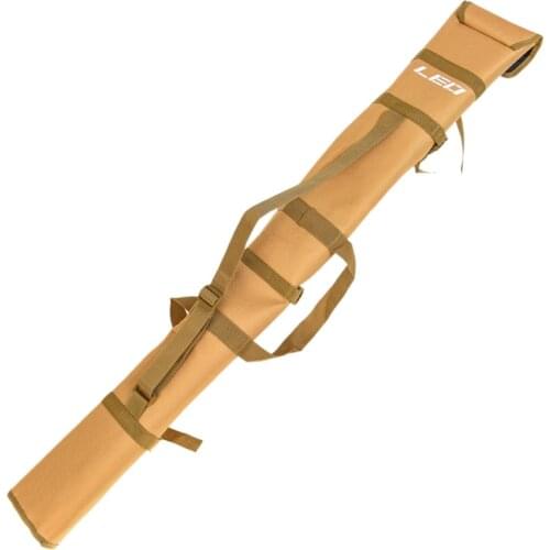 LEO Foldable Fishing Rod Cover Bag Outdoor Travel Fishing Tackle Storage Shoulder Bag For Carp Fishing Rod