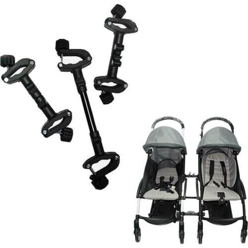 3 Pcs Safety Stroller Connector Pram Twins Linker Universal Easy Use Coupler Bush Portable Joint Adjustable Pushchair Accessorie