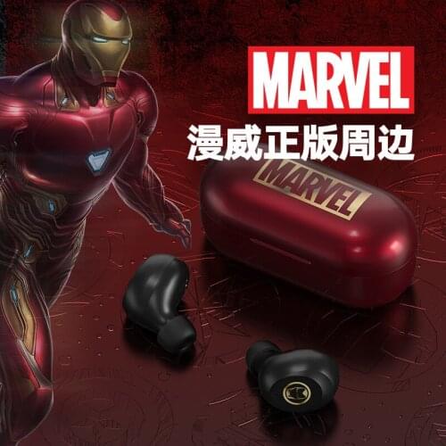 2021 Marvel TWS Bluetooth 5.0 Earphones Charging Box Wireless Headphone Stereo Sports Waterproof Earbuds Headsets