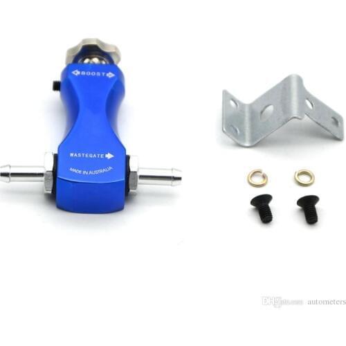 BLUE COLOR UNIVERSAL BOOST-TEE MANUAL BOOST CONTROLLER TURBOCHARGER WITH LOGO
