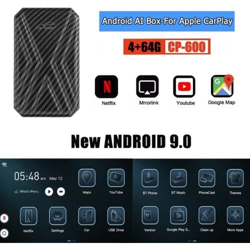 USB Plug In Wireless CarPlay Video Box Android TV Box For AUDI A4 A5 A6 A7 A8L Q5 Q7 Q8 RS7 RSQ8 S7 S8 2019 2020 2021