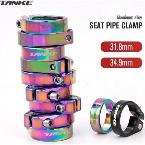1PC TANKE MTB Road Bike Aluminum Alloy Seat Post Clamp 31.8/34.9mm MTB Seatpost Clamp Cycling Accessories canote aluminio mtb
