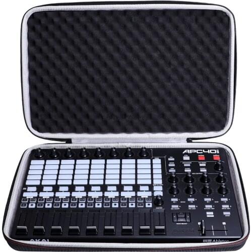 LTGEM EVA Hard Case forAkai Professional APC 40MKII USB-Powered Full-Featured Ableton Live Performance MIDI Controller